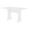 Manhattan Comfort Coney Dining Set of 3 in White 186GMC1 - alternate 7